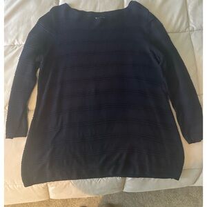 41 Hawthorn Midnight Blue Crew Neck Sweater